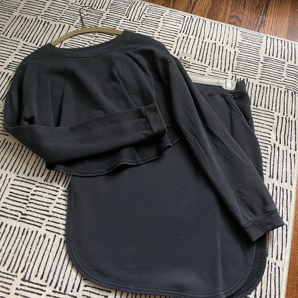 Free People two piece Crop And Skirt set